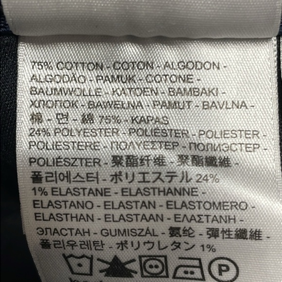 Levi’s 525 Perfect Waist Straight Leg Black Wash Denim Jeans Flap Pockets 14M - Picture 13 of 16